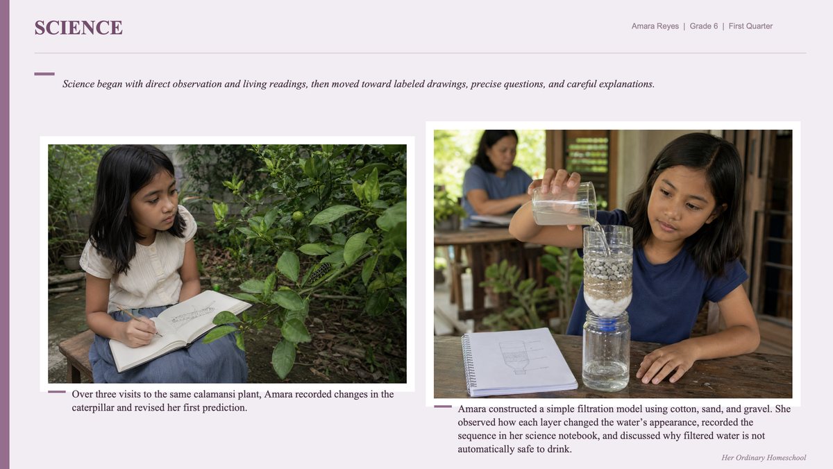 Science page made with Gathered